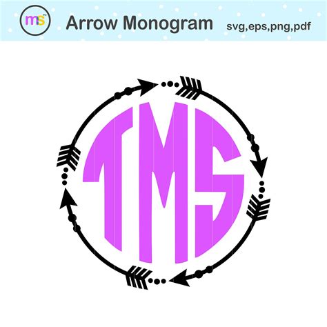 Arrow Monogram Svg Arrow Svg Arrow Monogram Monogram Svg Arrow Clip