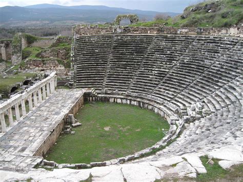 Theater Of Thyatira 4th Of 7 Churches Rev 218 29 Bible Land