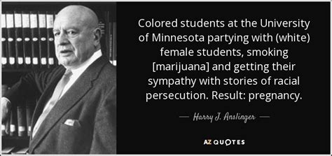 8:00pm, tuesday 16th march 2021. Harry J. Anslinger quote: Colored students at the ...