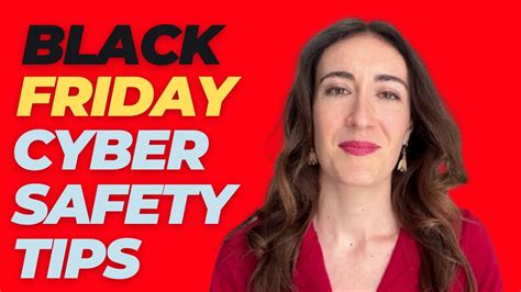 Black Friday Cyber Safety Tips Youtube
