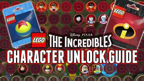 Lego The Incredibles Character Unlock Guide Bricks To Life