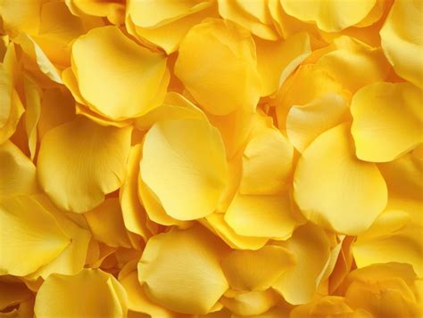 Premium Ai Image Yellow Rose Petals As A Background