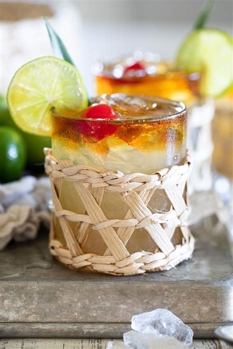 When It Comes To Tiki Drinks The Classic Mai Tai Is A Favorite Rum Lime Juice Plus A Hint Of