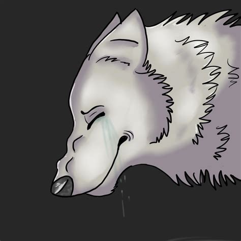 Sad Wolf By Innocentfenrir On Deviantart