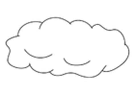 Kleurplaat wolk Afb 22857.