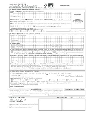 Check spelling or type a new query. Kyc Form - Fill Online, Printable, Fillable, Blank | pdfFiller