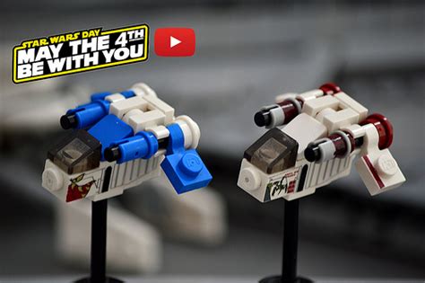 Build Your Own Microscale Lego Star Wars Republic Gunship Complete