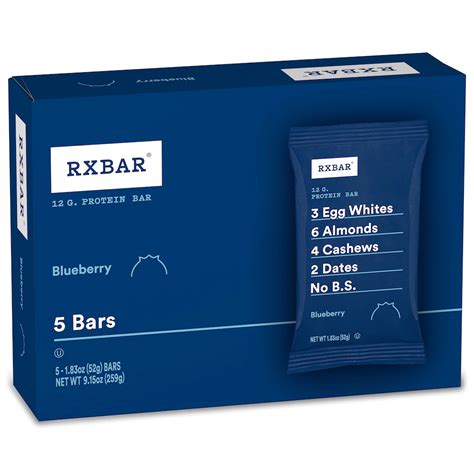 Rxbar 12g Protein Bars Blueberry Shop Granola And Snack Bars At H E B