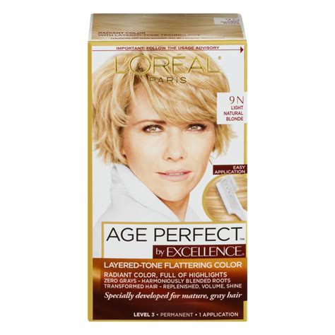 Save On Loreal Paris Age Perfect Permanent Hair Color Light Natural