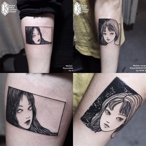 Image Result For Junji Ito Tattoo Friend Tattoos All Tattoos Cute