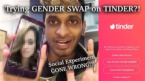 Gender Swap On Tinder Social Experiment Gone Wrong Youtube