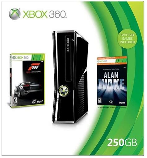 250gb Xbox 360 Holiday Bundle Packs In Alan Wake Forza 3 Gamespot