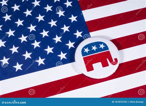 The Us Republican Party Editorial Image Image Of Patriot 107076755