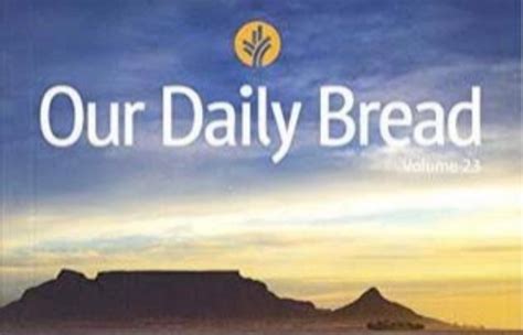 Our Daily Bread Today Odb Devotional 21 January 2023