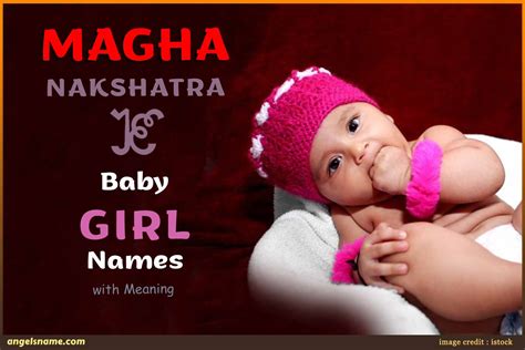 Magha Nakshatra Baby Girl Names With Meaning