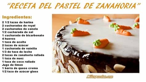 A la hora de preparar esta delicia la masa es un factor importante. Receta de pastel de Zanahoria | Como hacer Pastel de ...