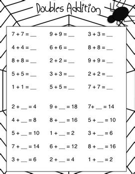 fall math build number sense  quick images tens facts doubles