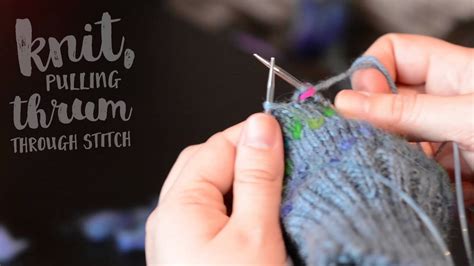 How To Knit Thrums Youtube