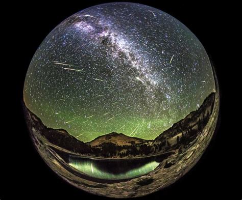the perseid meteor shower peaks tonight heres the shower two years ago over mt lassen and lake