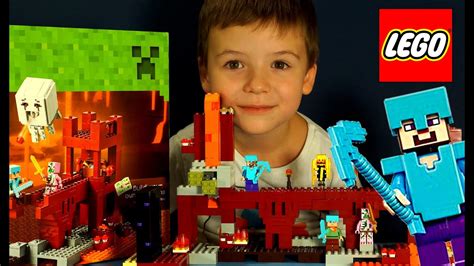 Лего Майнкрафт 2015 21122 Мультики Видео на русском языке Lego