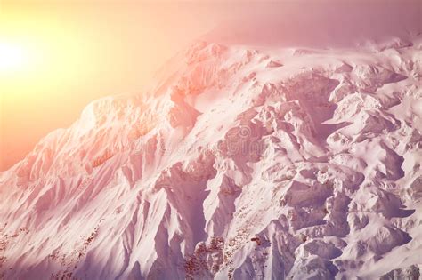 Snow Capped Mountains Stock Photo Image Of Altitude 53877178