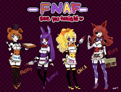 Five Nights At Freddy S Female Version By Xxxdorkypandaxxx On Deviantart