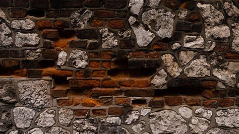 Hd Wallpaper Brick Clinker Stone Wall Hauswand Full Frame