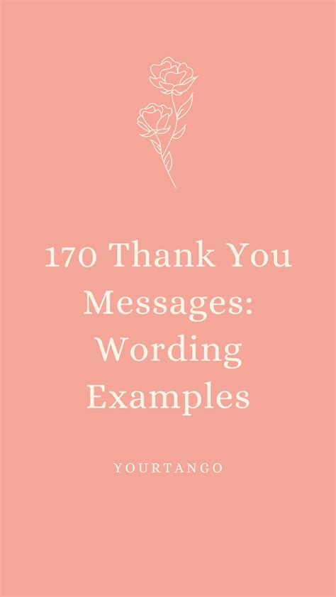 173 Thank You Messages To Write In A Meaningful Thank You Card Thank