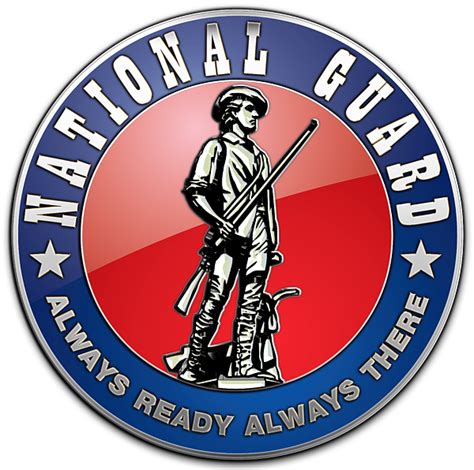 National Guard Of The United States Emblem T Shirt For