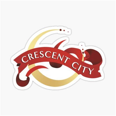 Crescent City Sticker By Ebalhoff Redbubble Crescent City