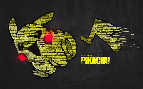 Please contact us if you want to publish a pokemon wallpaper on our site. pokemon, Pikachu, Typography, Text Wallpapers HD / Desktop and Mobile Backgrounds