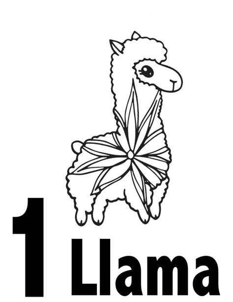 Printable number chart 1 30. LLAMA Numbers 1-10 - Free Printable Coloring Pages ...