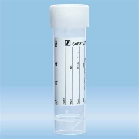 Sarstedt Inc Screw Cap Tube Ml Lx X Mm Pp With Paper