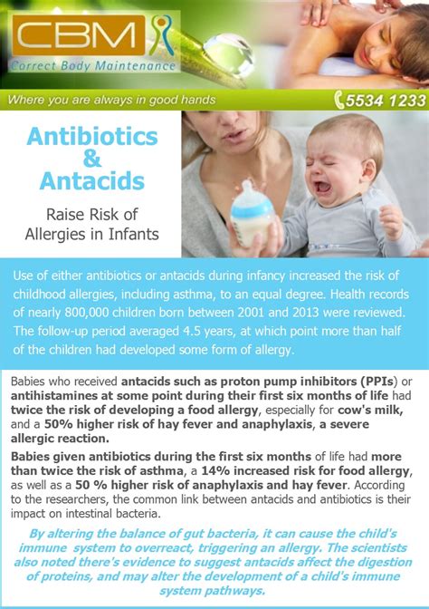 Antibiotics And Antacids Raise The Risk Of Allergies Correct Body
