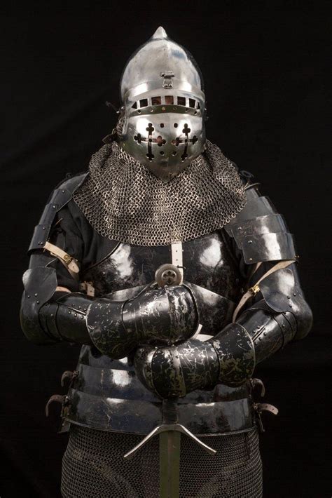 Middle Ages Men Ancient Armor Knight