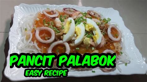Pancit Palabok Easy Recipe Youtube