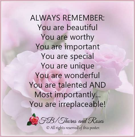 Always Remember You Are Beautiful You Are Worthy You Are Important Pictures Photos And