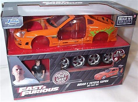 buy jada toys fast and furious brians toyota supra orange car kit 1 24 scale diecast model