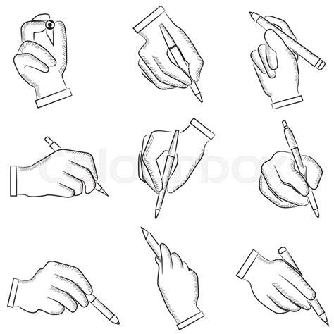 Hand Holding Pencil Drawing Reference ~ Drawing
