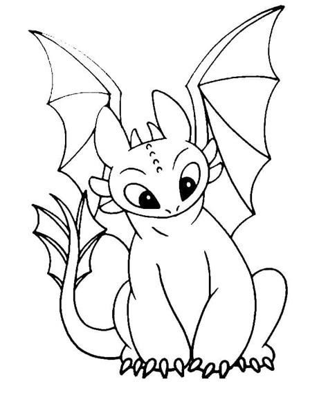 Top 50 Printable Toothless Coloring Pages - Online Coloring Pages