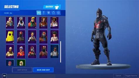 Og Black Knight Fortnite Account Toys And Games Video Gaming In Game Products On Carousell