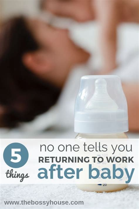 Download the appdaily pregnancy & newborn updates with our free app. 5 Things No One Tells You Returning to Work After Baby ...