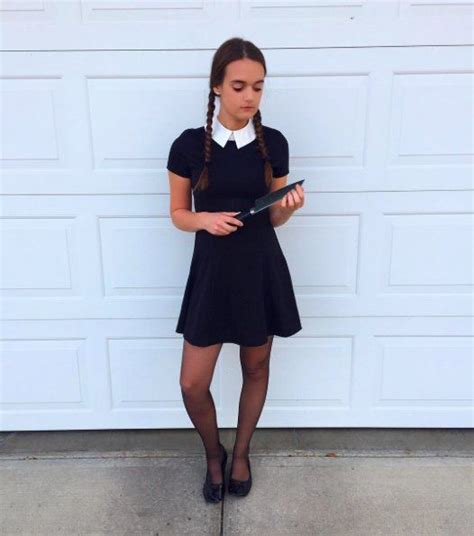 30 Wednesday Addams Costumes For The Girl Who Only Wears Black Wednesday Addams Halloween