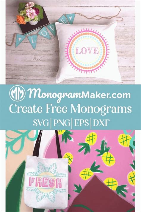 Monogram Svg Maker - 395+ SVG PNG EPS DXF File - Free SVG Cut Files For