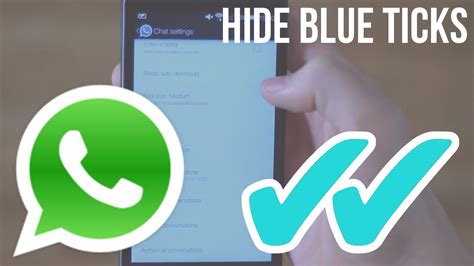 hide blue ticks in whatsapp youtube