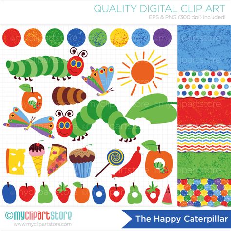 Hungry Caterpillar Food Clipart Clip Art Library In 2020 Clip Art