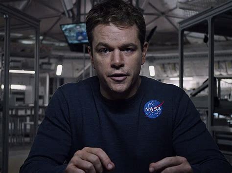 Motivation From Matt Damon As Mark Watney In The Martian