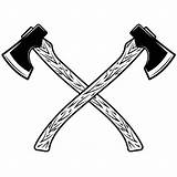 Axe Lumberjack Clipart Axes Crossed Transparent Tattoo Tool Trees Designs Chop Webstockreview Forrest sketch template