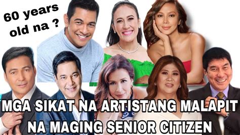 Mga Sikat Na Artista At Showbiz Personalities Sa Pilipinas Na Malapit Na Maging Senior Citizen