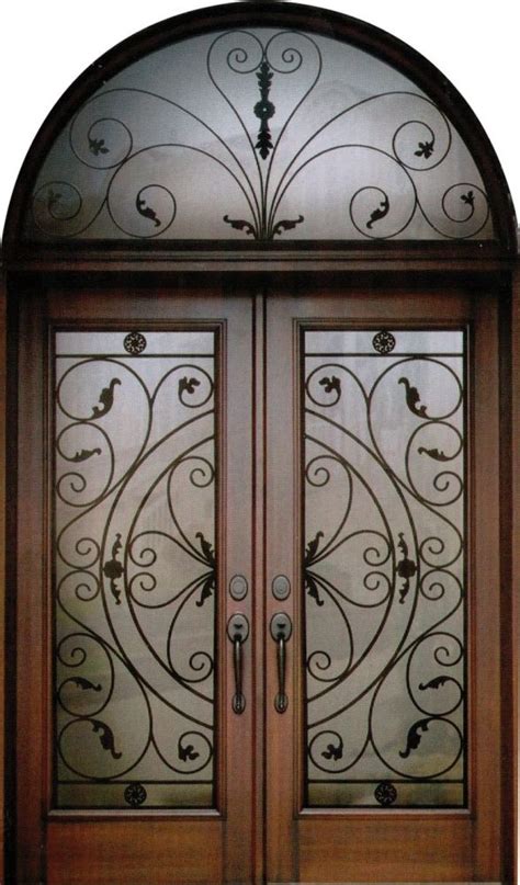 Decorative Wrought Iron Front Doors Inserts Toronto 416 887 9391